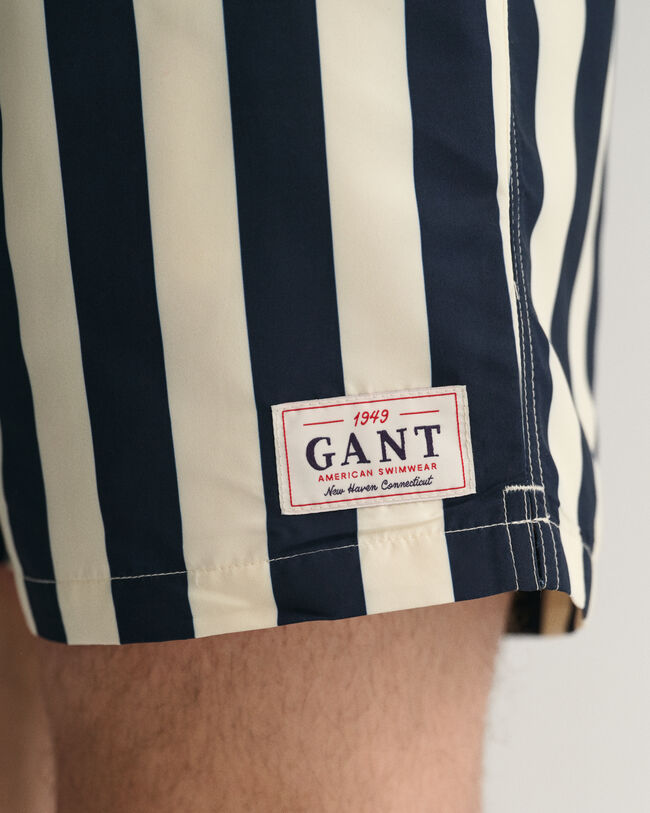 Classic Fit zwemshort met brede streep