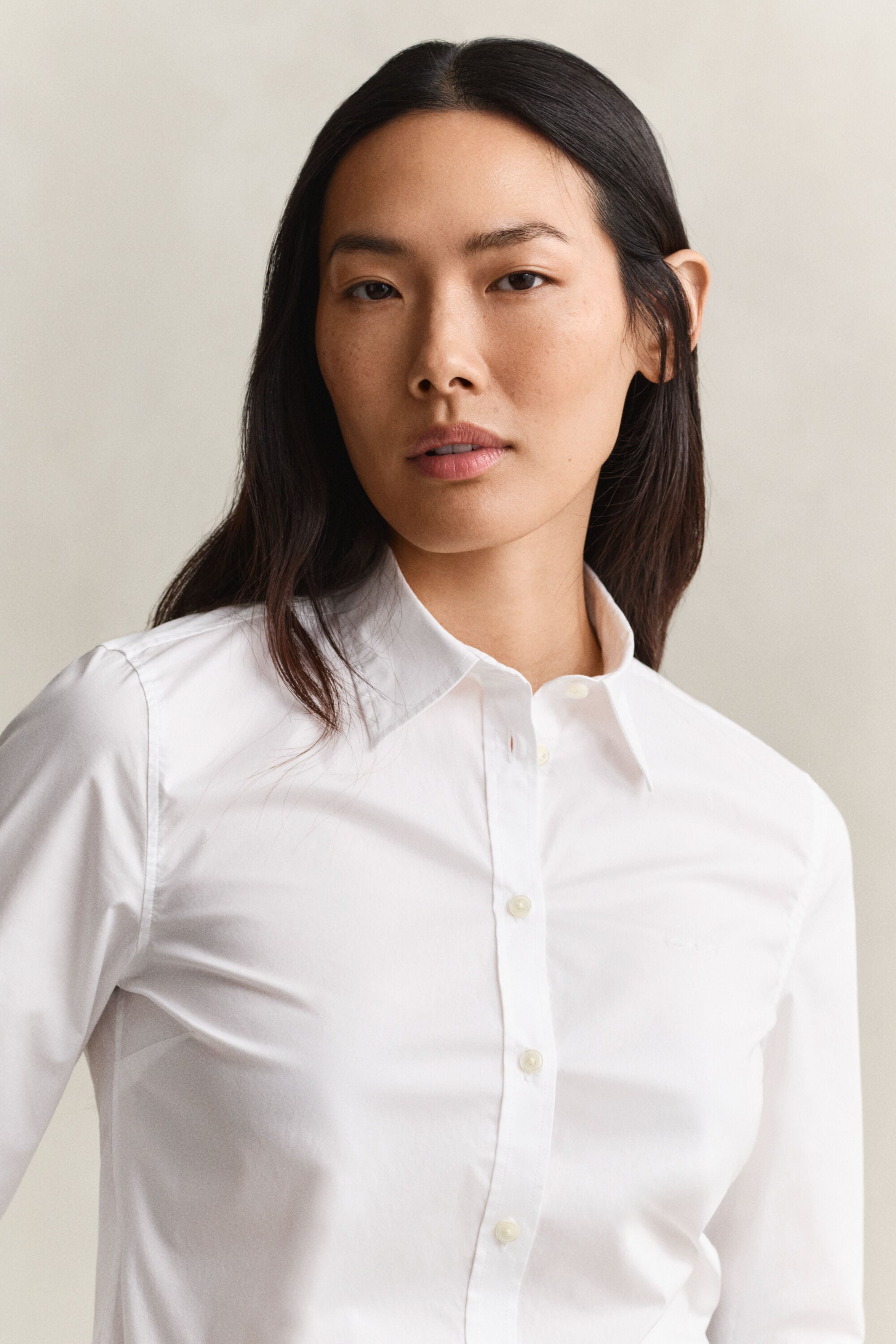 Poplin overhemd