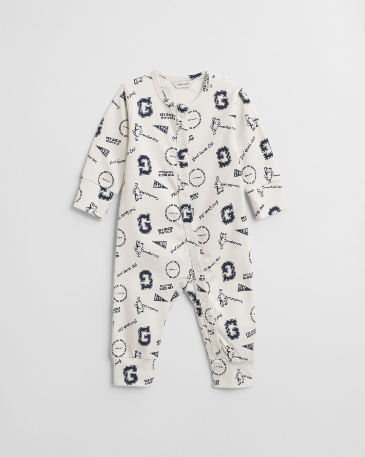 Baby pyjama met print
