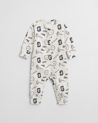 Baby pyjama met print