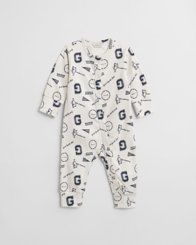 Baby pyjama met print