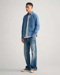 Slim Fit denim overhemd