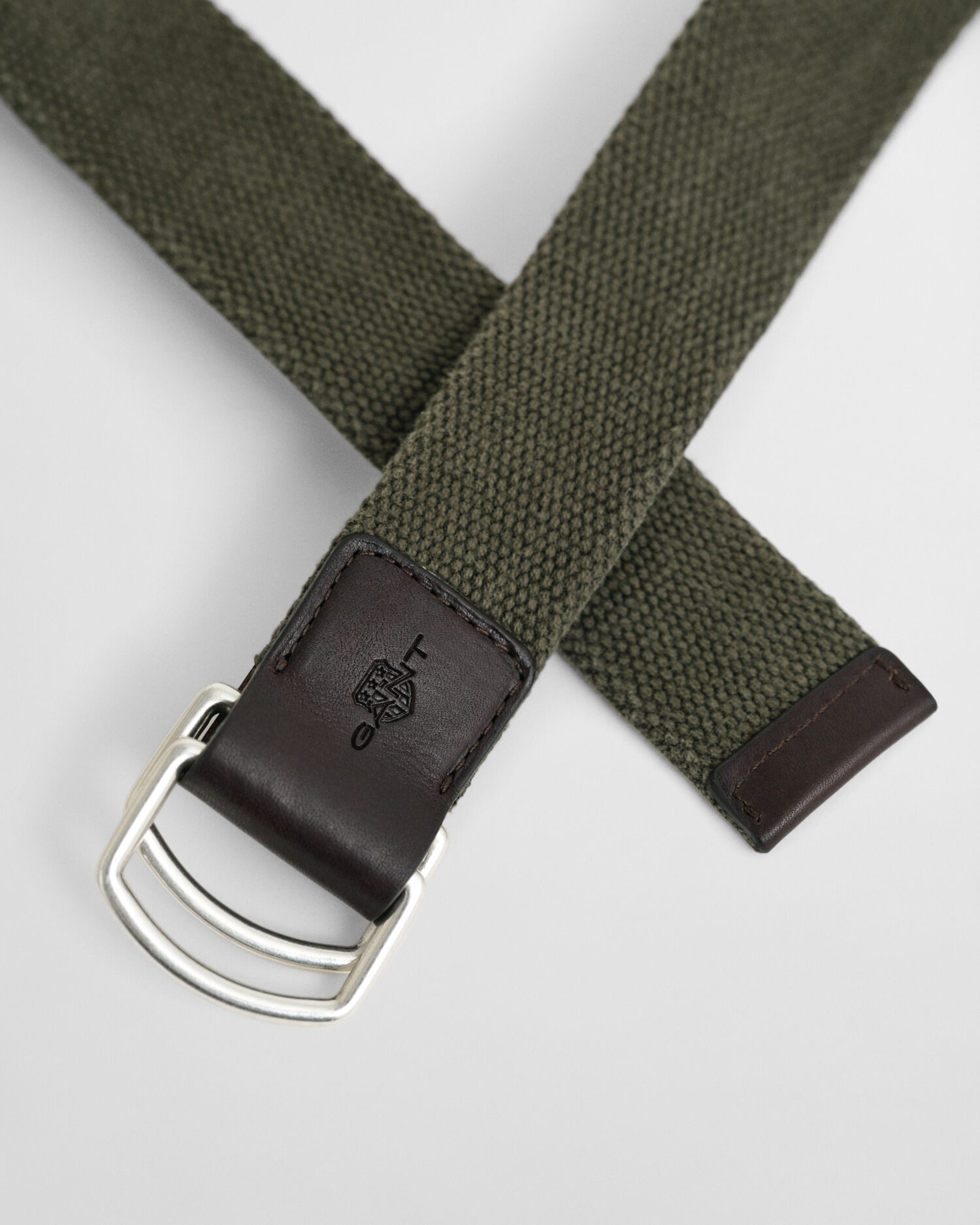 Geweven riem met gewassen effect