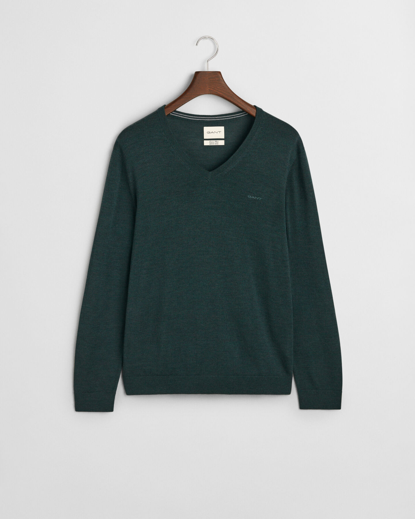 Trui met V-hals van extra zachte merinoswol