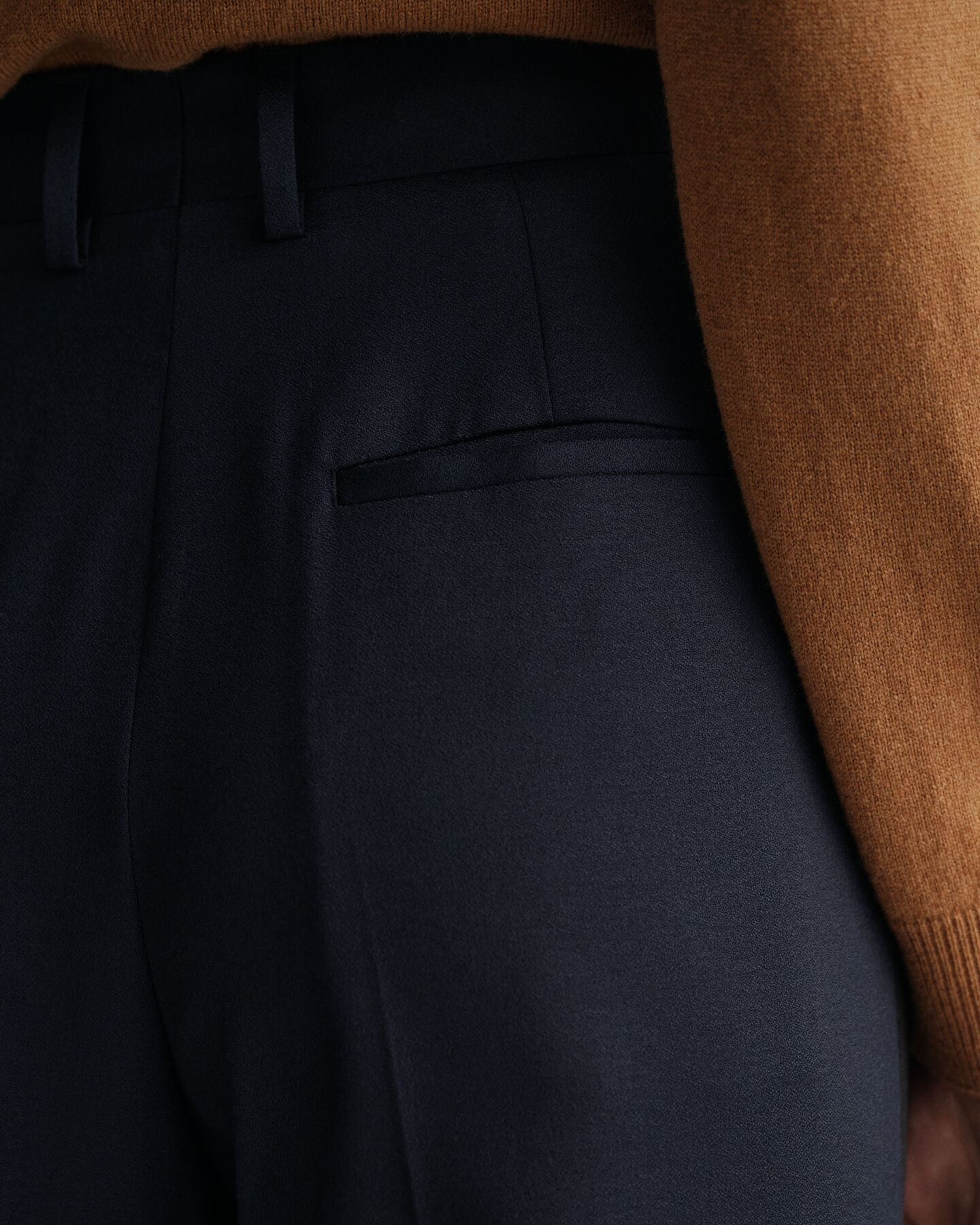 Tuxedo broek met hoge taille