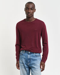 Trui met ronde hals van extra fijne merinoswol