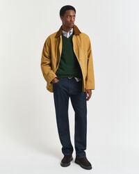 Trui met V-hals van buitengewoon zachte lamswol