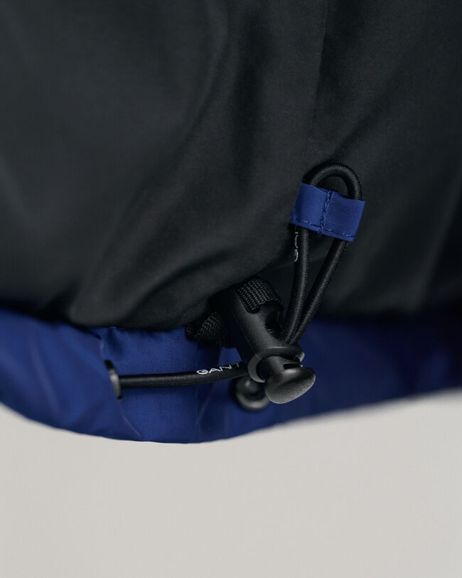 Gewatteerd jack met kleurblokken