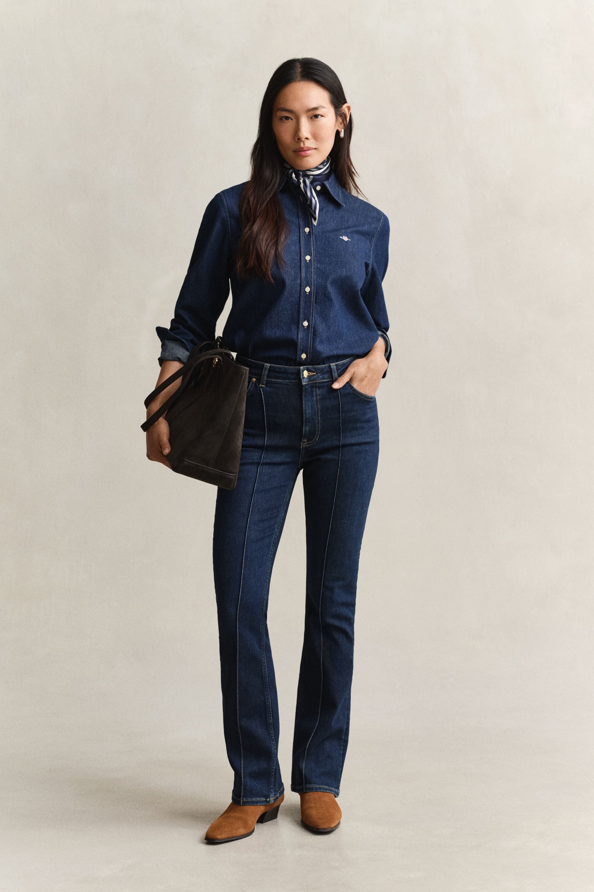 Denim overhemd