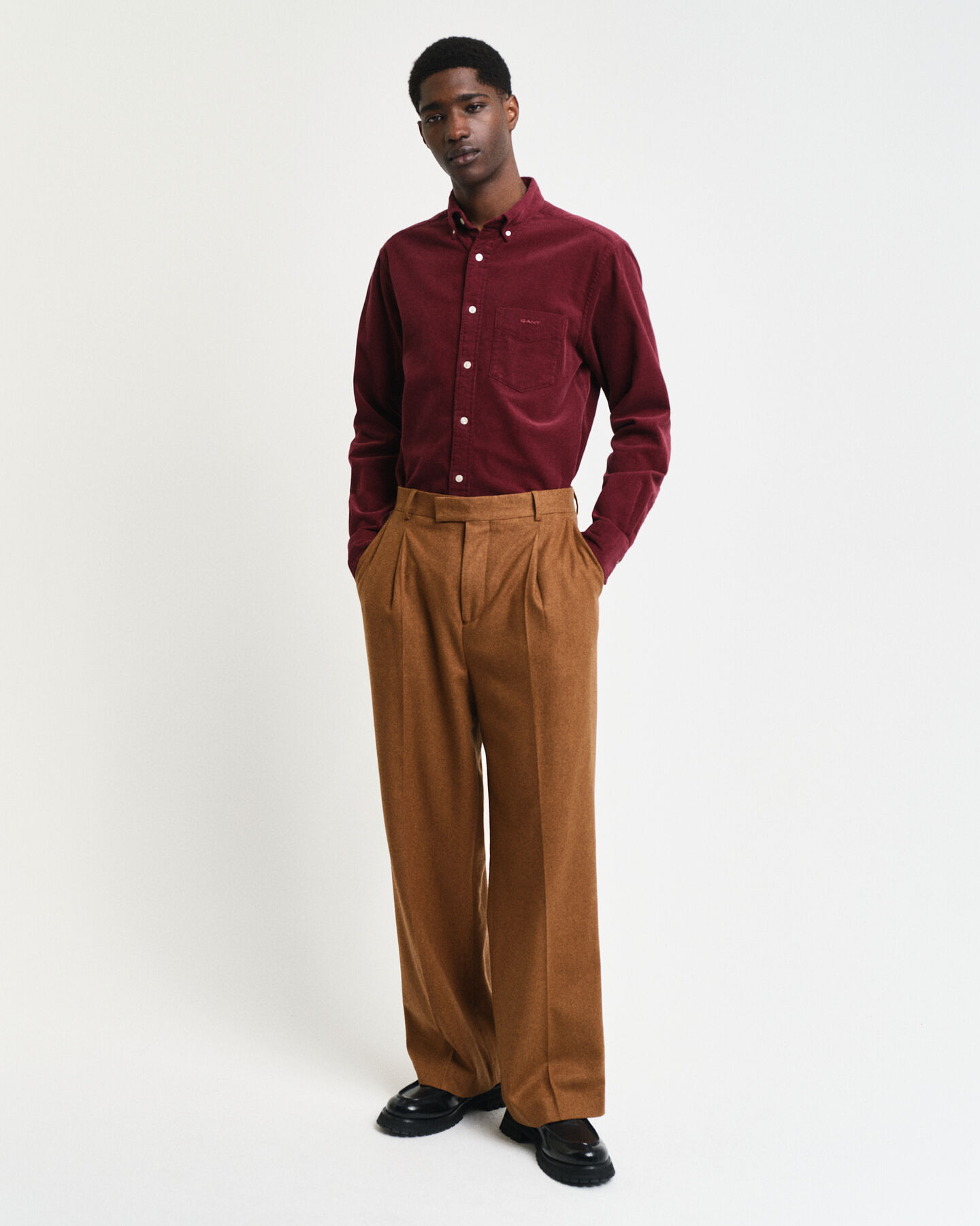Regular Fit corduroy overhemd