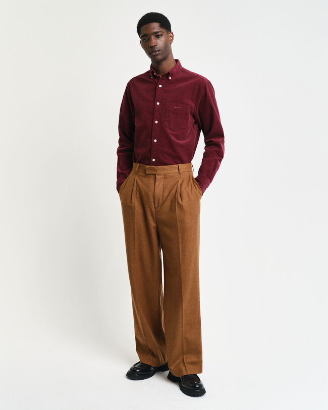 Regular Fit corduroy overhemd