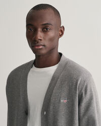 Klassieke katoenen vest met V-hals