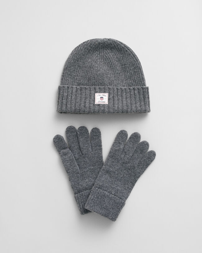 Cadeauset met beanie & handschoenen