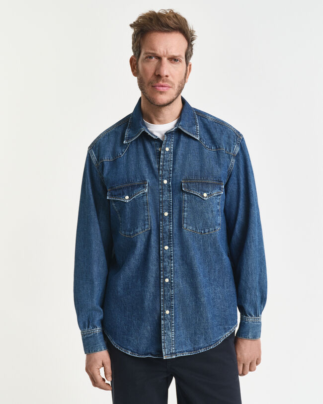 Relaxed Fit Rodeo denim overhemd