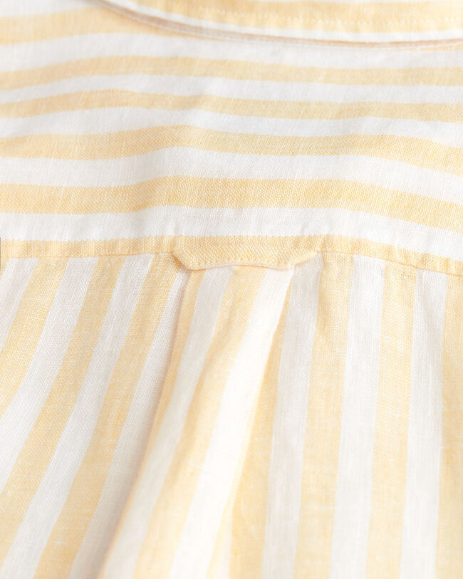 Relaxed Fit linnen overhemd met strepen