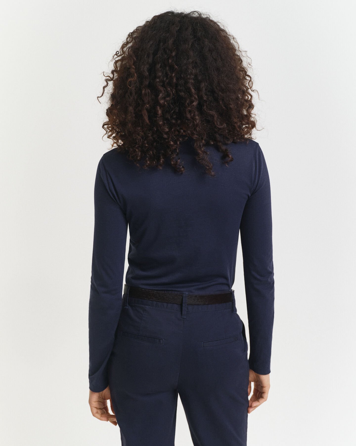 T-shirt met lange mouwen van licht katoen