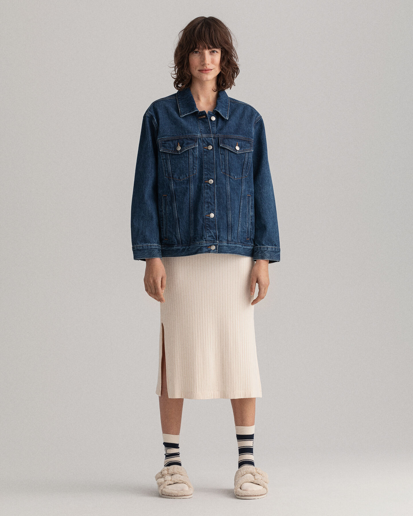 Oversized spijkerjack