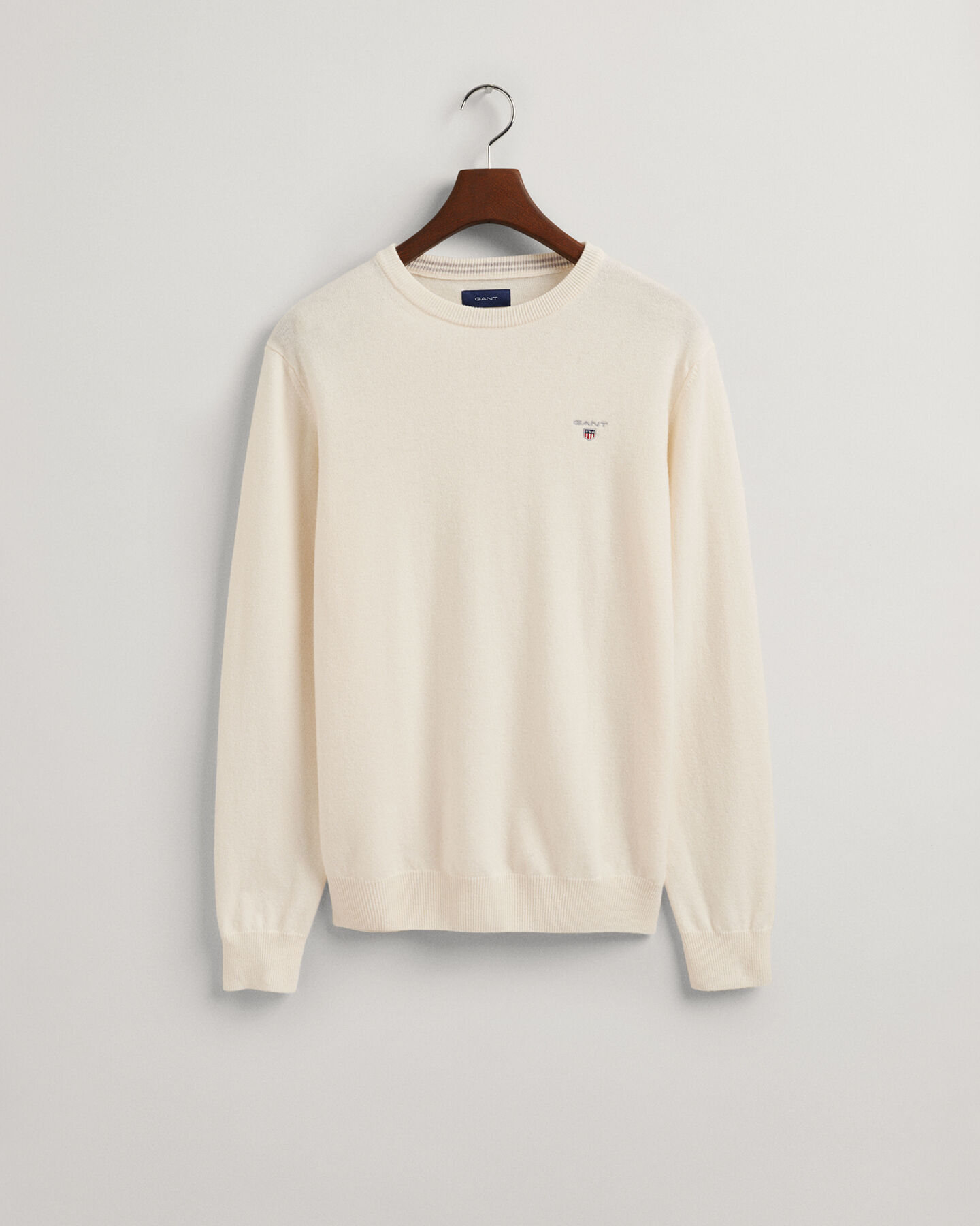 Trui met ronde hals van buitengewoon zachte lamswol