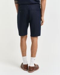 Relaxed Fit linnen short met trekkoordje
