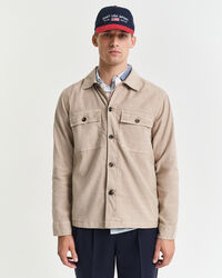 Regular Fit overshirt van katoen en linnen