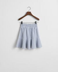 Teen Girls gestreepte gesmokte seersucker overhemd