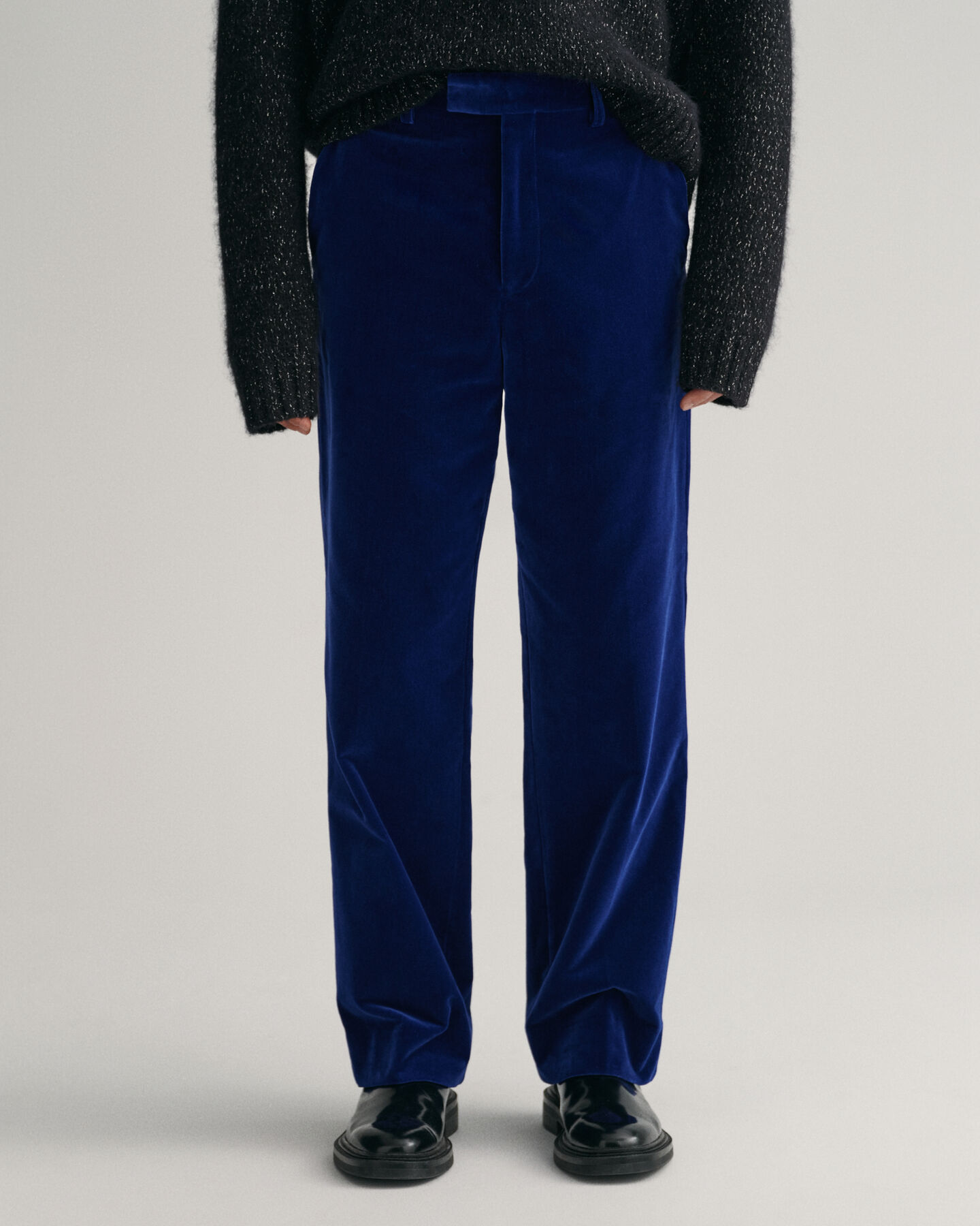 Fluwelen kostuumbroek