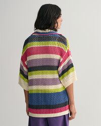 Open Texture polosweater