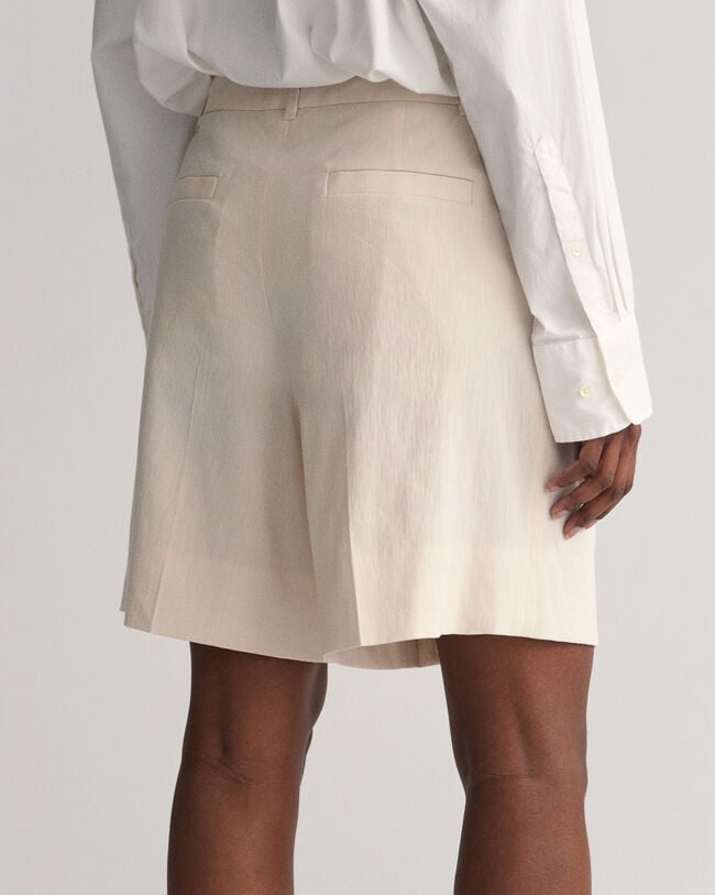 Short van stretchlinnen