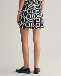 Relaxed Fit Monogram Print Pull-On short