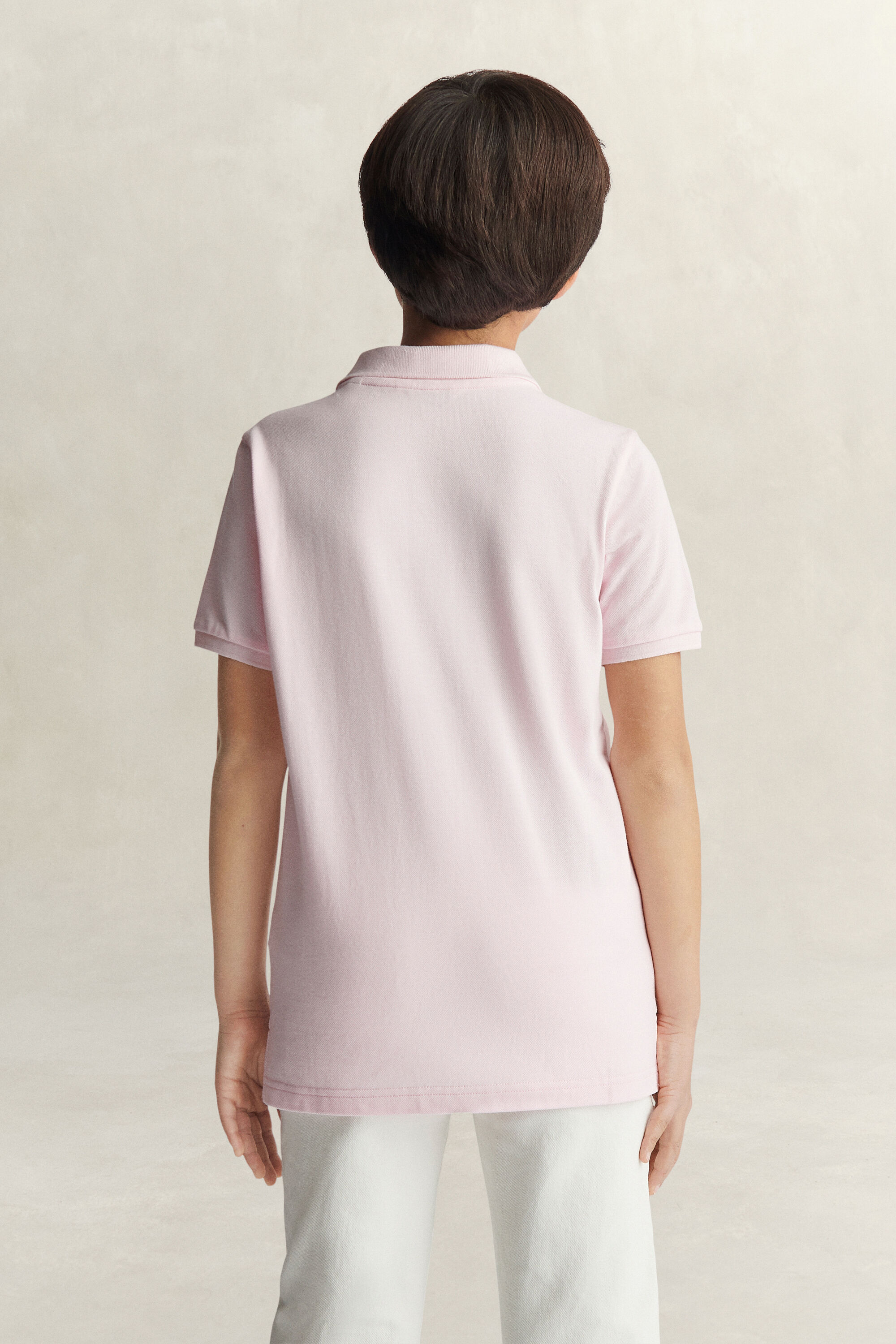 Teens Shield piqué poloshirt