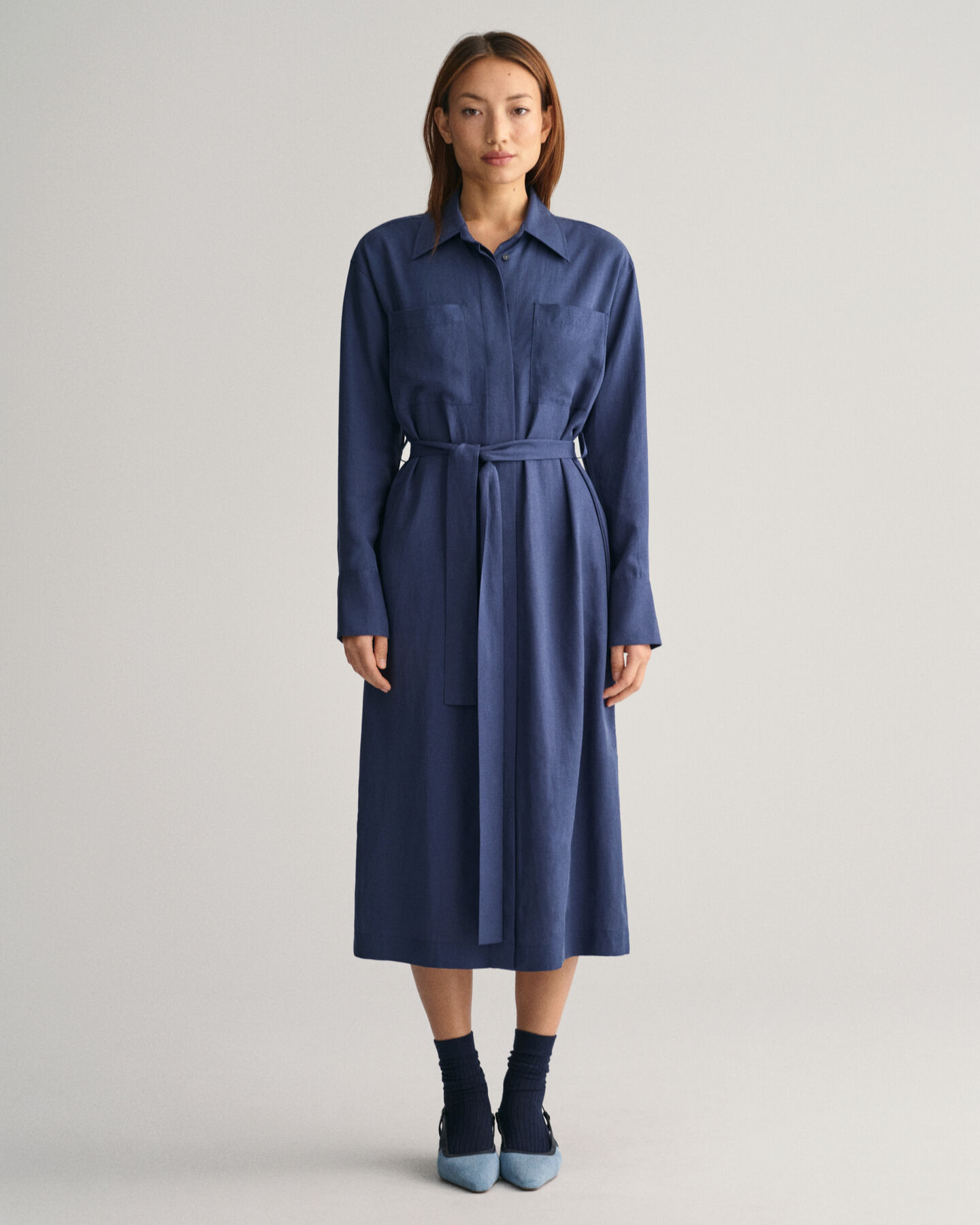 Overhemdjurk met zak