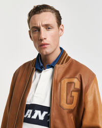 Leren GANT Varsity Jacket