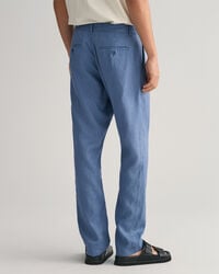 Relaxed Fit linnen broek met trekkoordje