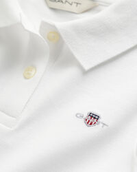 Girls Shield piqu&eacute; top met ruches