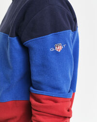 Sweatshirt met ronde hals en kleurblok