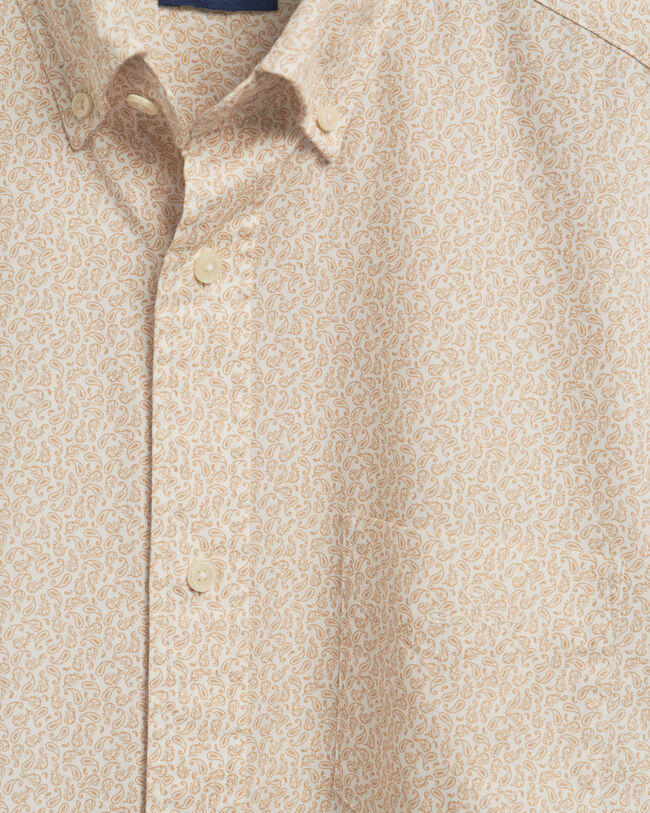 Regular Fit Oxford-overhemd met kleine paisleyprint