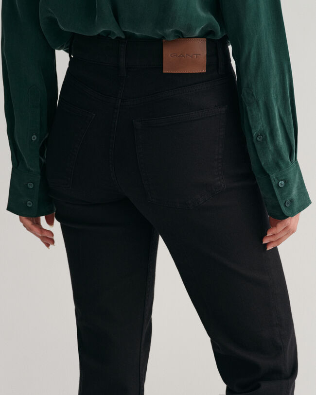 Gekleurde flare jeans