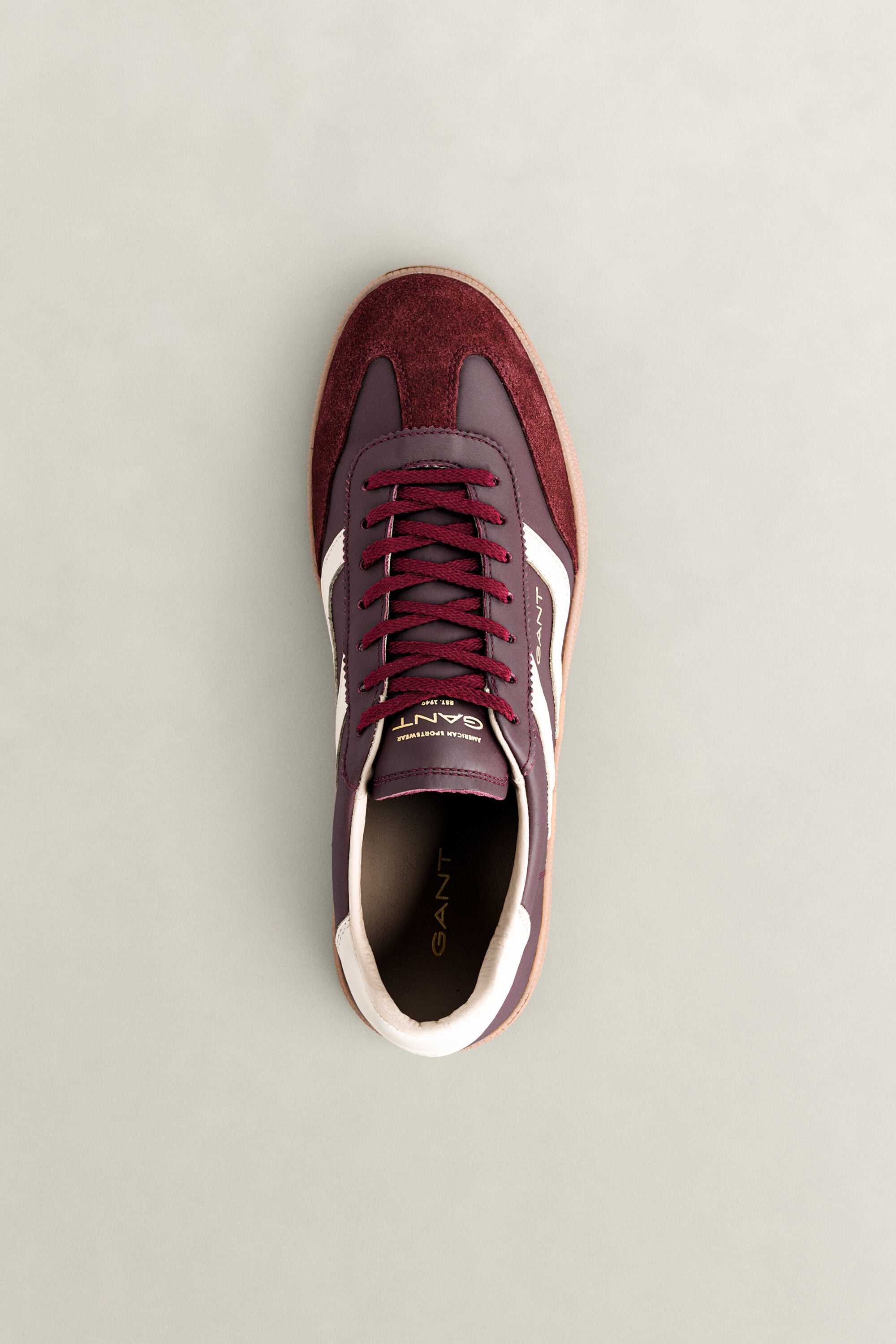 Cuzmo sneakers van leer en suède
