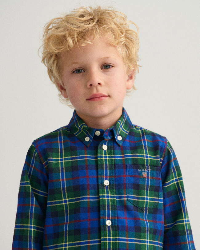 Boys geruit overhemd