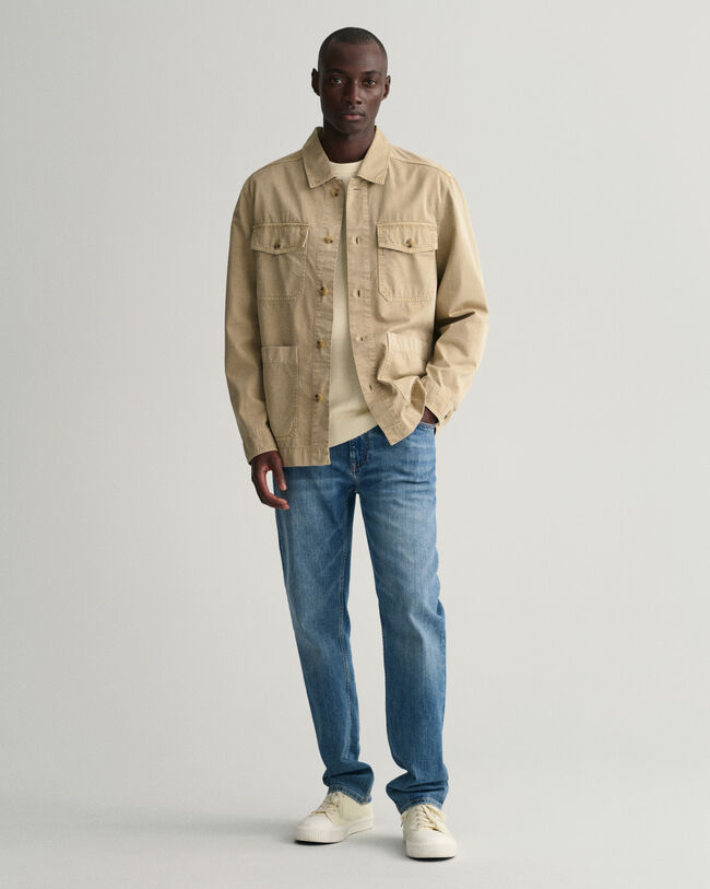 Trui met ronde hals met lichte structuur