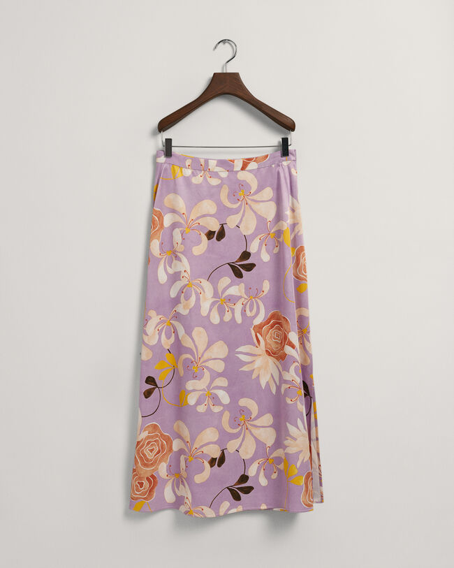 Midirok met bloemenprint