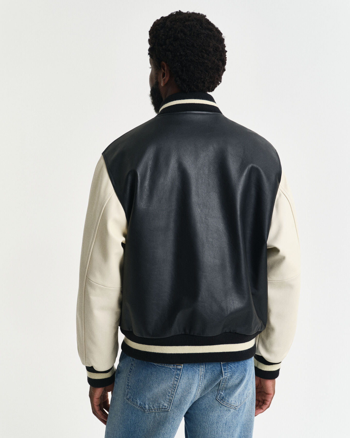 Leren GANT Varsity Jacket