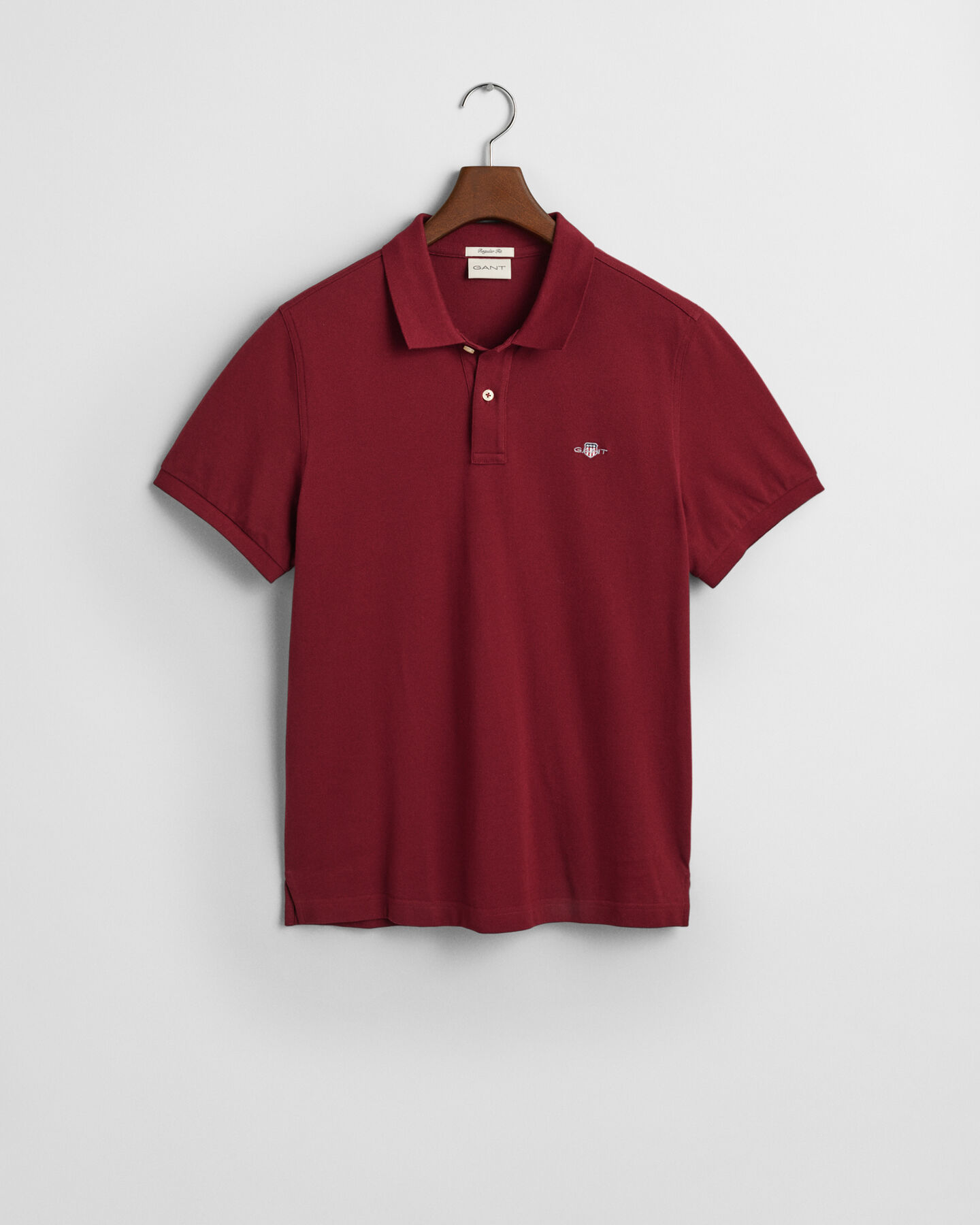 Regular Fit Shield piqué poloshirt