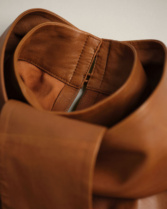 Wrangler x GANT overhemd met leren strik