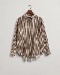 Relaxed Fit Geometric overhemd