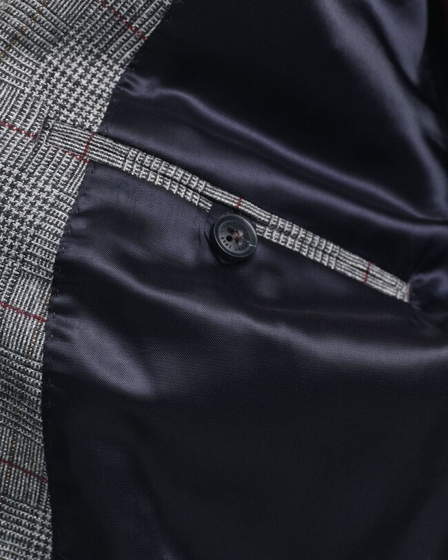 Kostuumblazer met ruiten