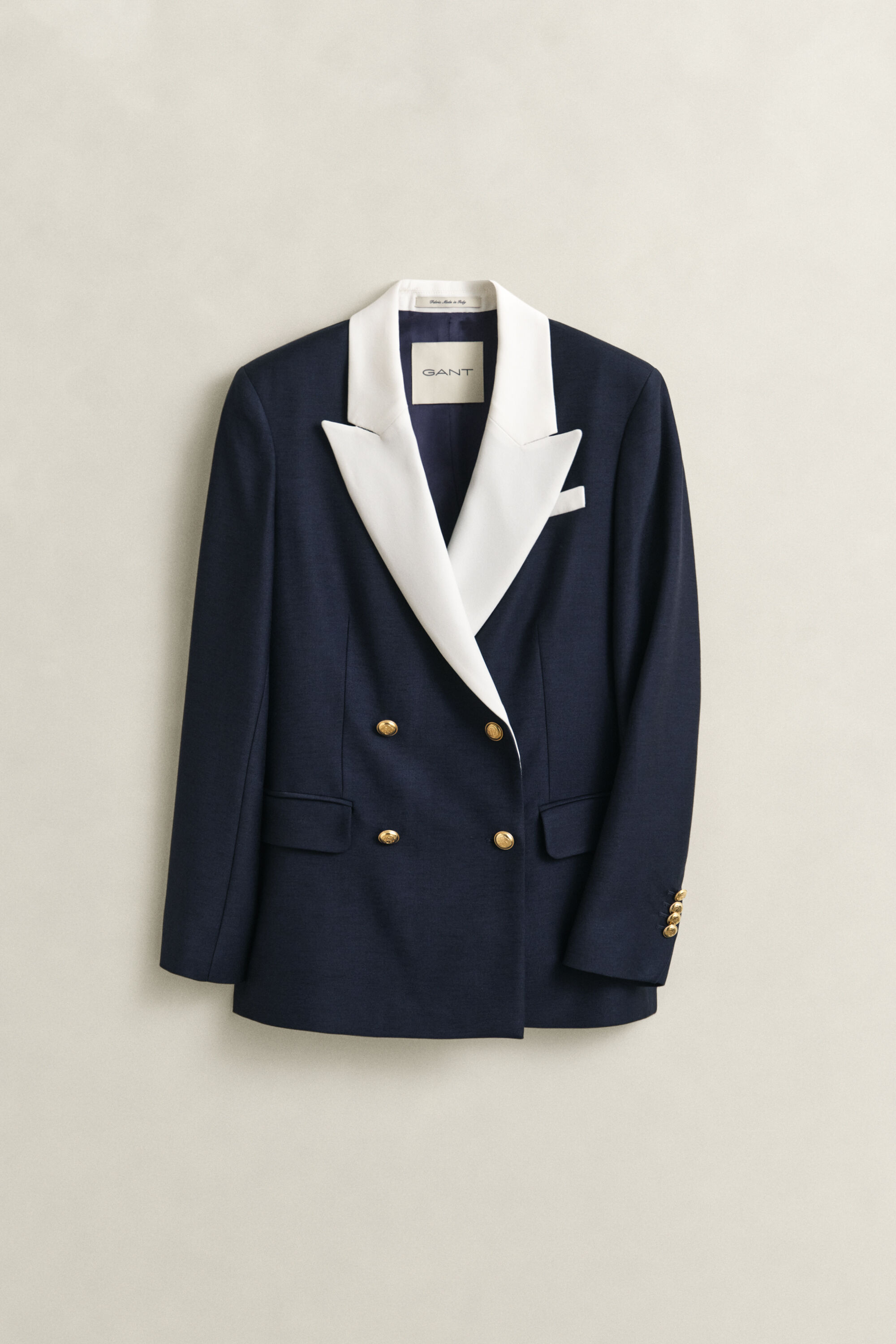 Club blazer met contrast