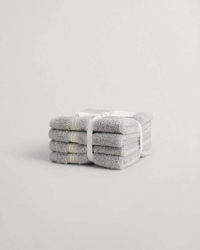 Set van vier Premium handdoeken 30 x 30 cm