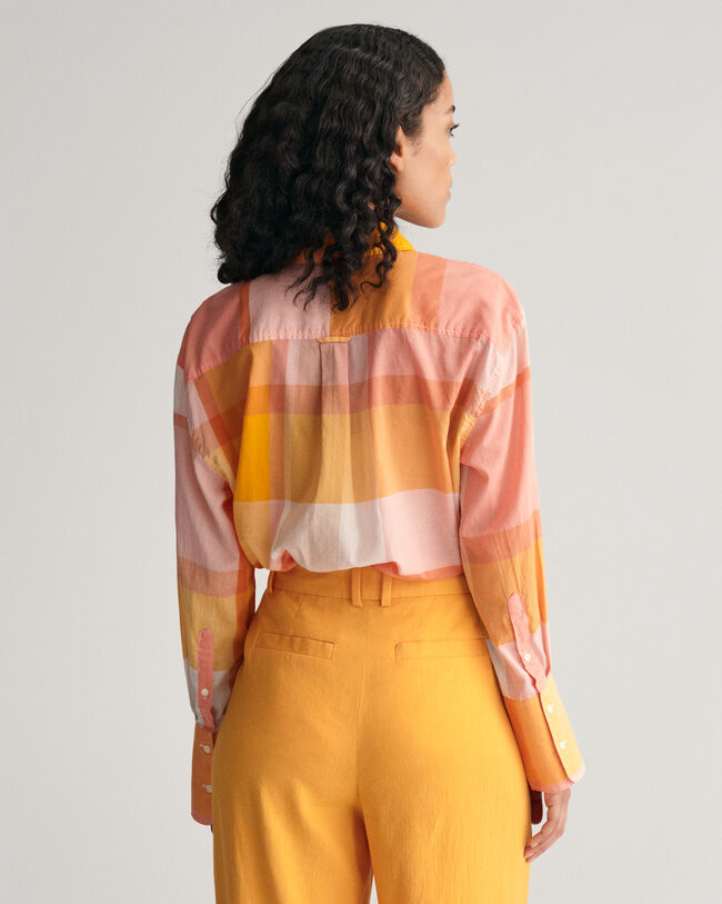 Relaxed Fit Madras geruit overhemd