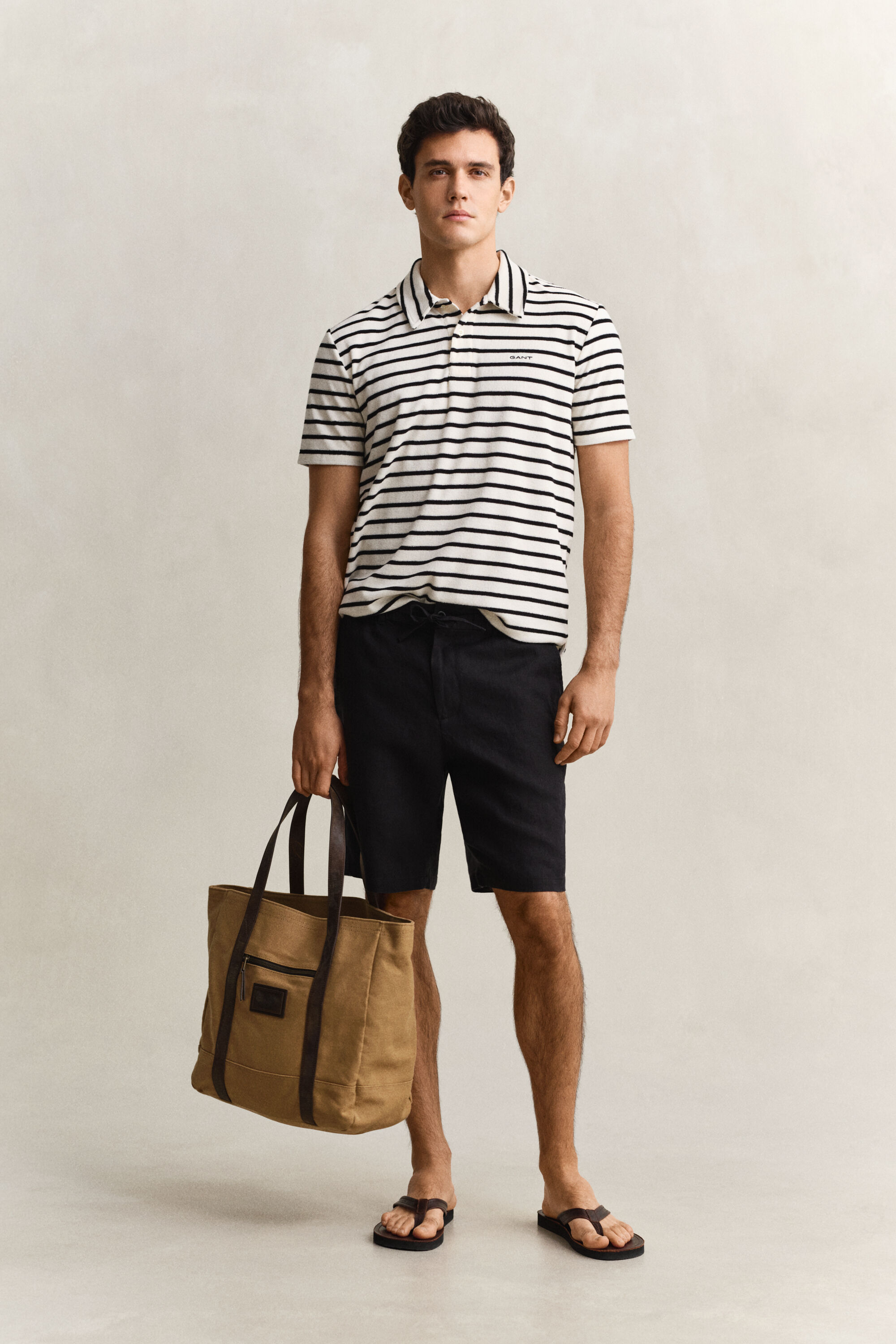 Poloshirt van badstof